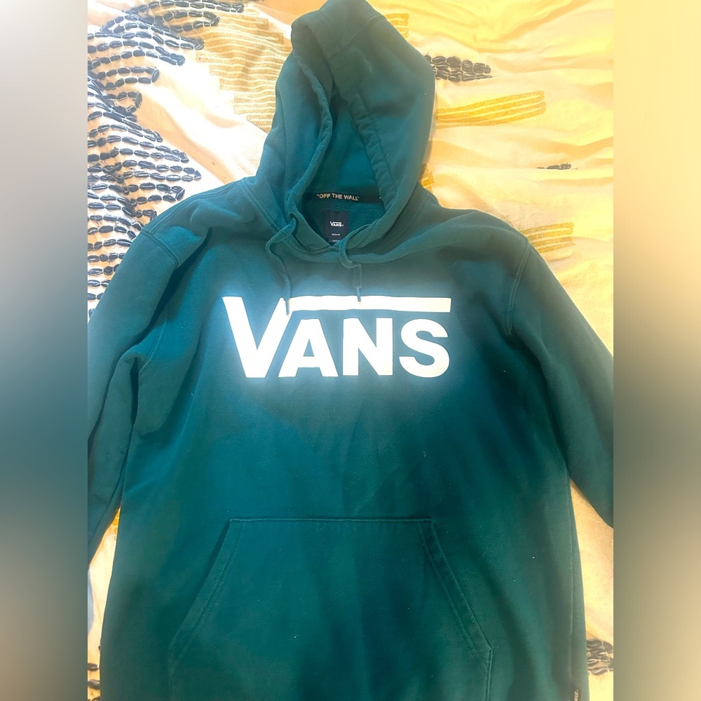 Unisex dark green Vans Hoodie